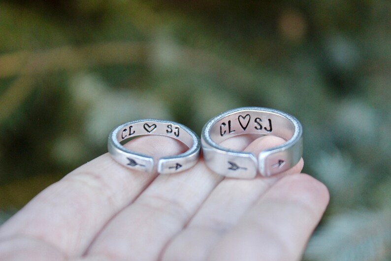 Couple Rings Rings for Boyfriend Girlfriend Gift Etsy