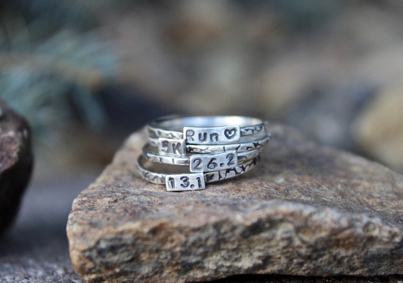 Runner Ring Rings for Runners Solid Sterling Silver Etsy