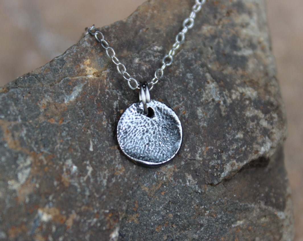 tiny paw print necklace