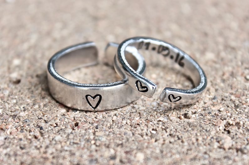 Couple Rings Rings for Boyfriend Girlfriend Gift Etsy