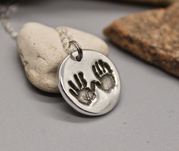 Personalised handprint best sale charm