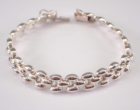 Vintage Sterling Silver Bracelet - Estate Everyday Layering Link