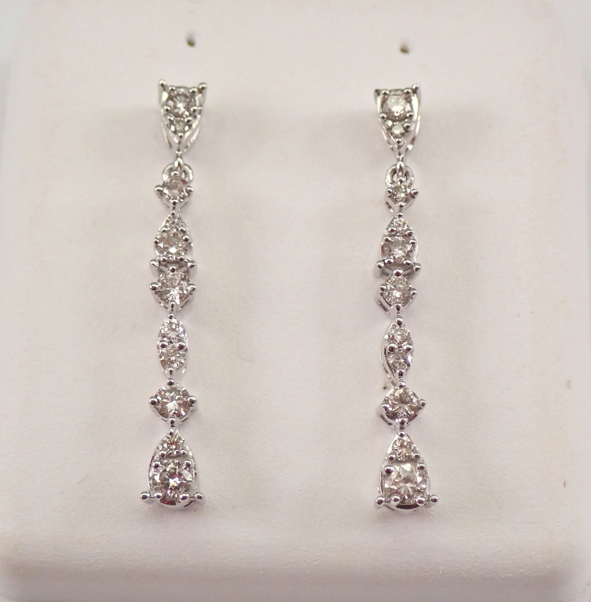Dangle drop cheap diamond earrings