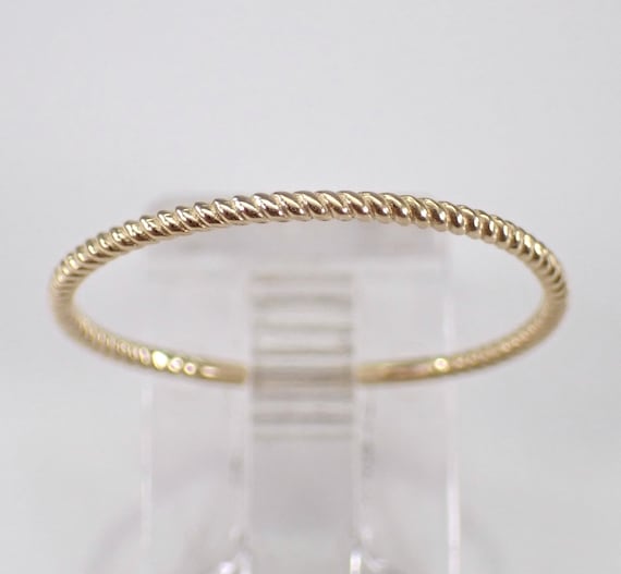 14K Yellow Gold Beaded Wedding Ring - Dainty Estate Stacking Anniversary Band - Simple Bridal Fine Jewelry Gift