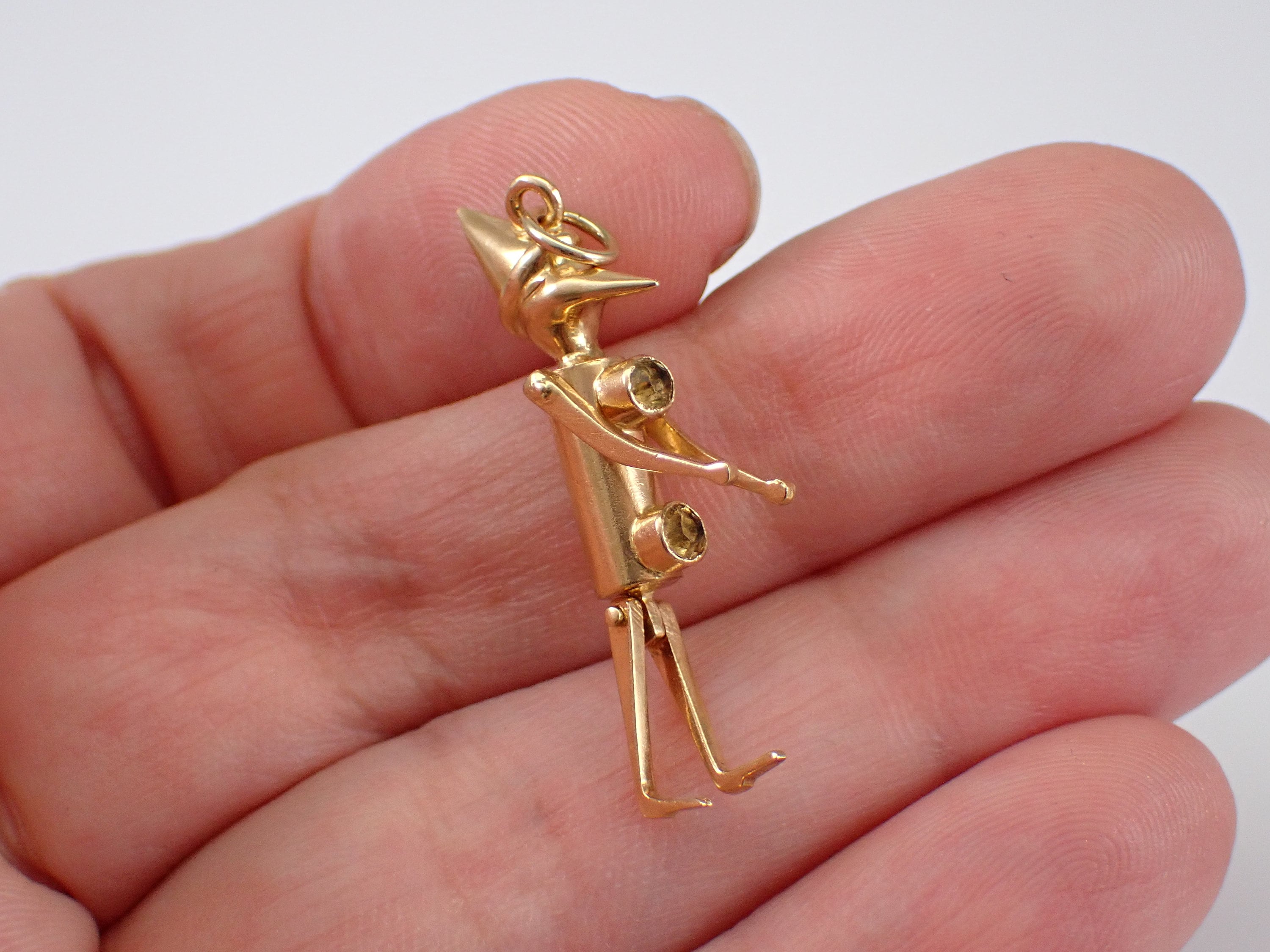 Tin shop man necklace