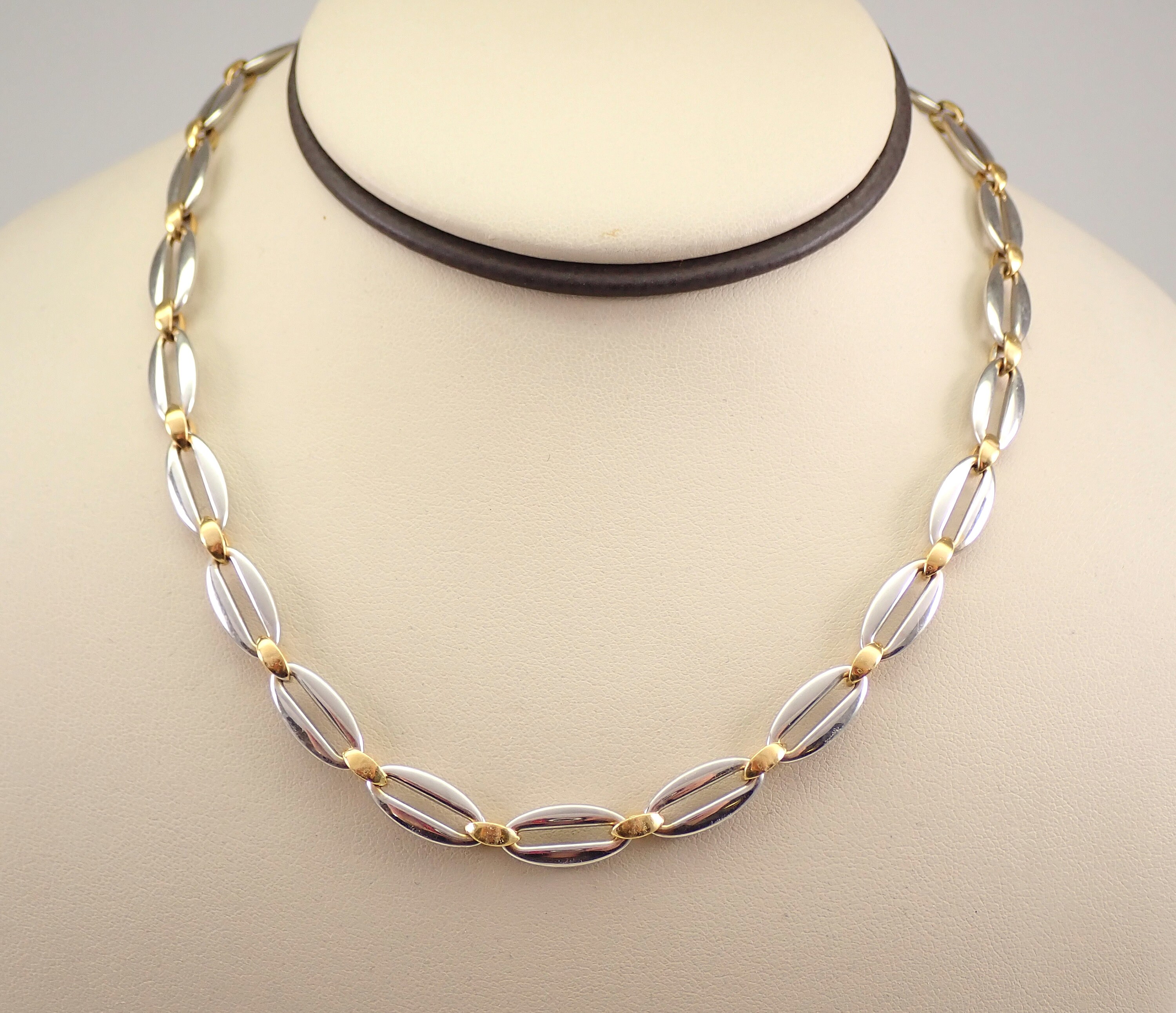 Chiampesan 18K White and Yellow Gold 