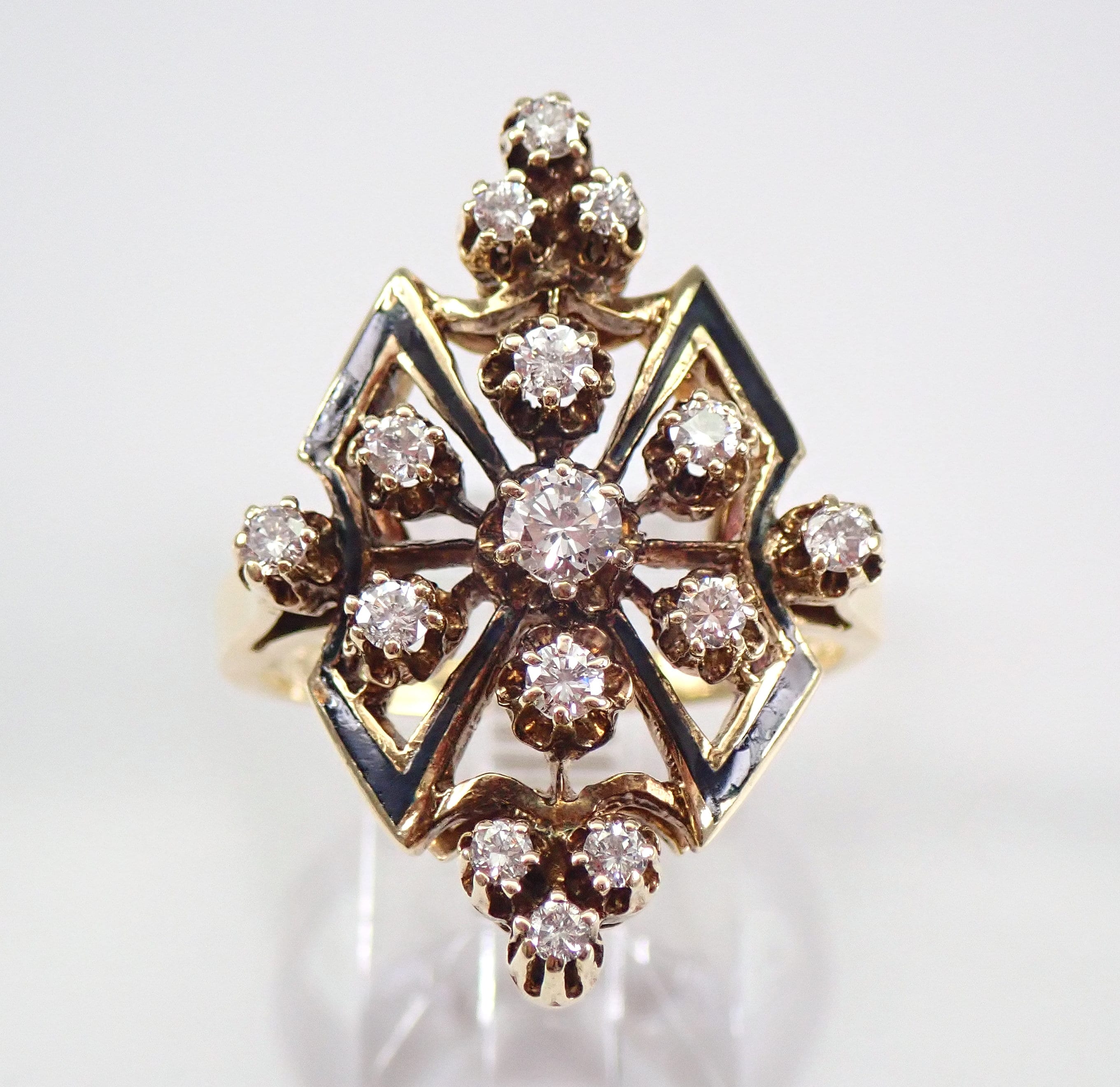 Antique Diamond Cocktail Ring – Guy Edward Family Jewelers