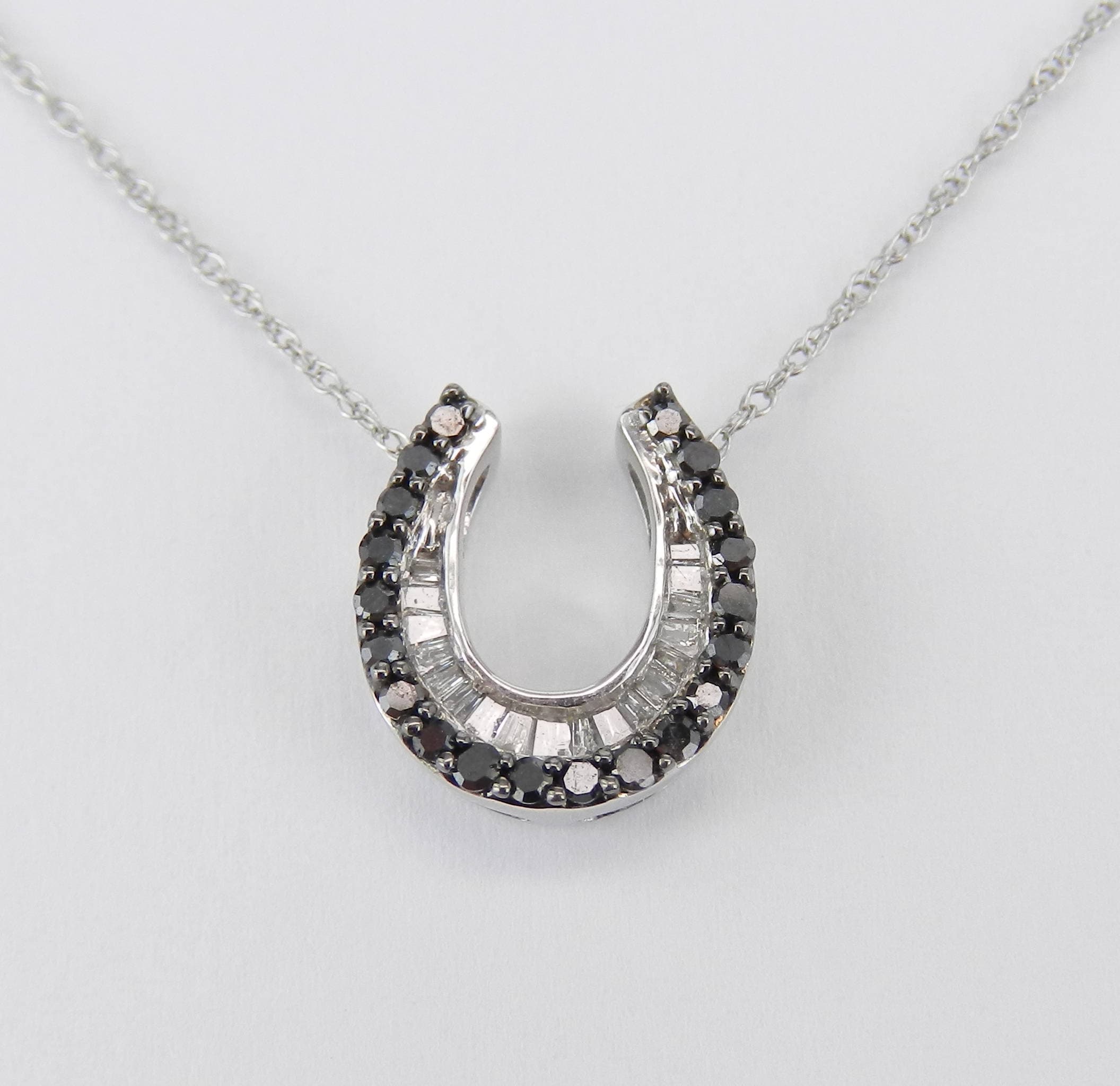 DIAMOND HORSESHOE NECKLACE – Danielle Morgan