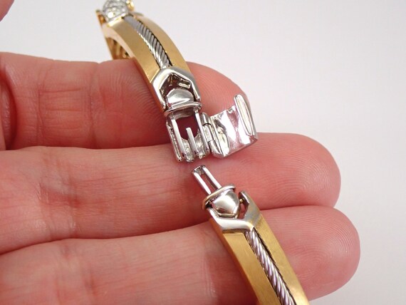 Vintage PHILIPPE CHARRIOL Bracelet - Solid 18K Tw… - image 6
