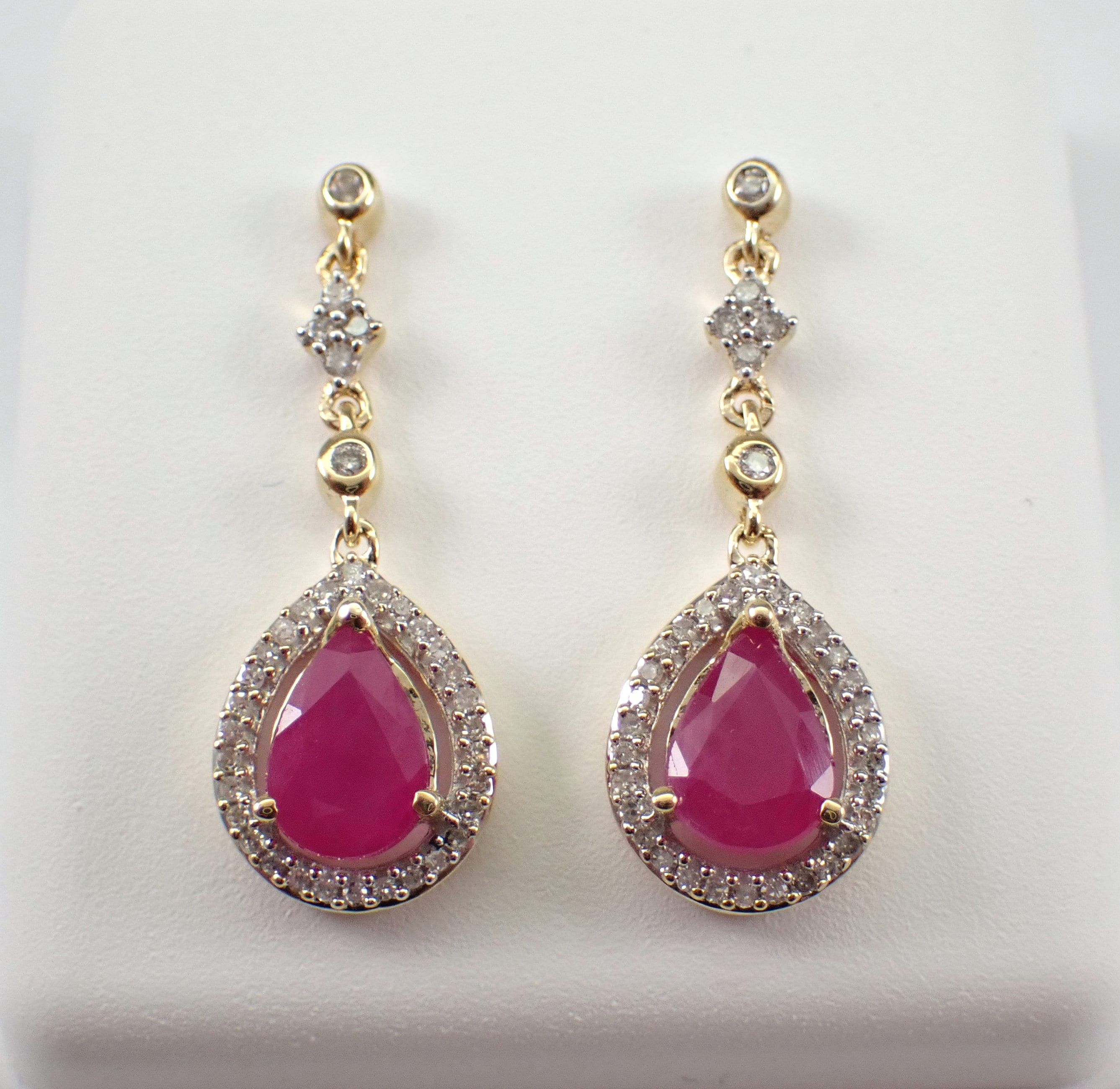 Share more than 248 ruby hanging earrings best