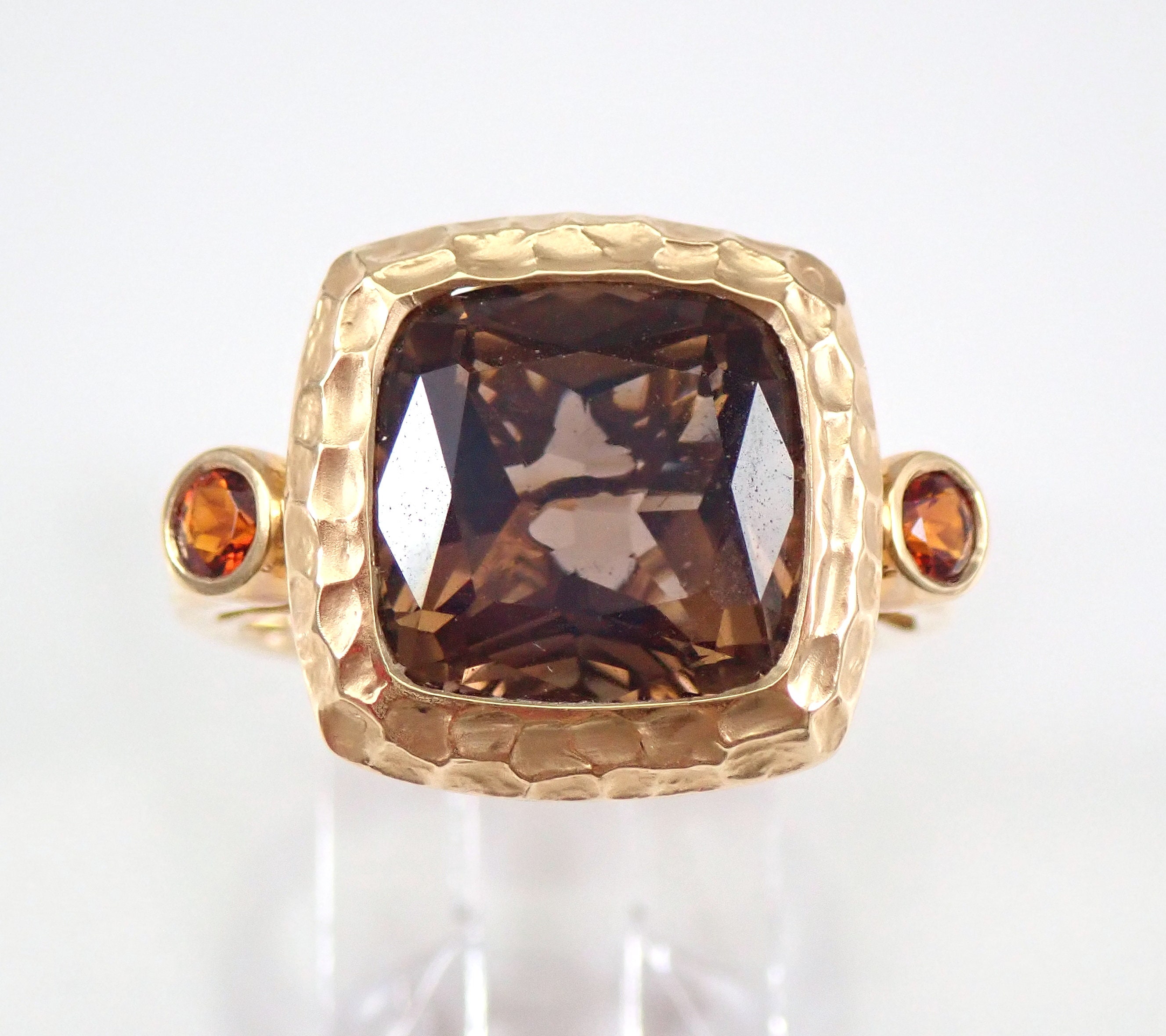 Citrine Gemstone Ring, Citrine Engagement Ring - Shraddha Shree Gems