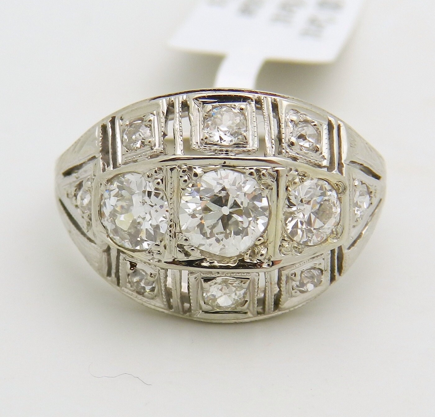 Antique Diamond Ring, Vintage Diamond Ring, 1.00 ct Old Miner Diamond