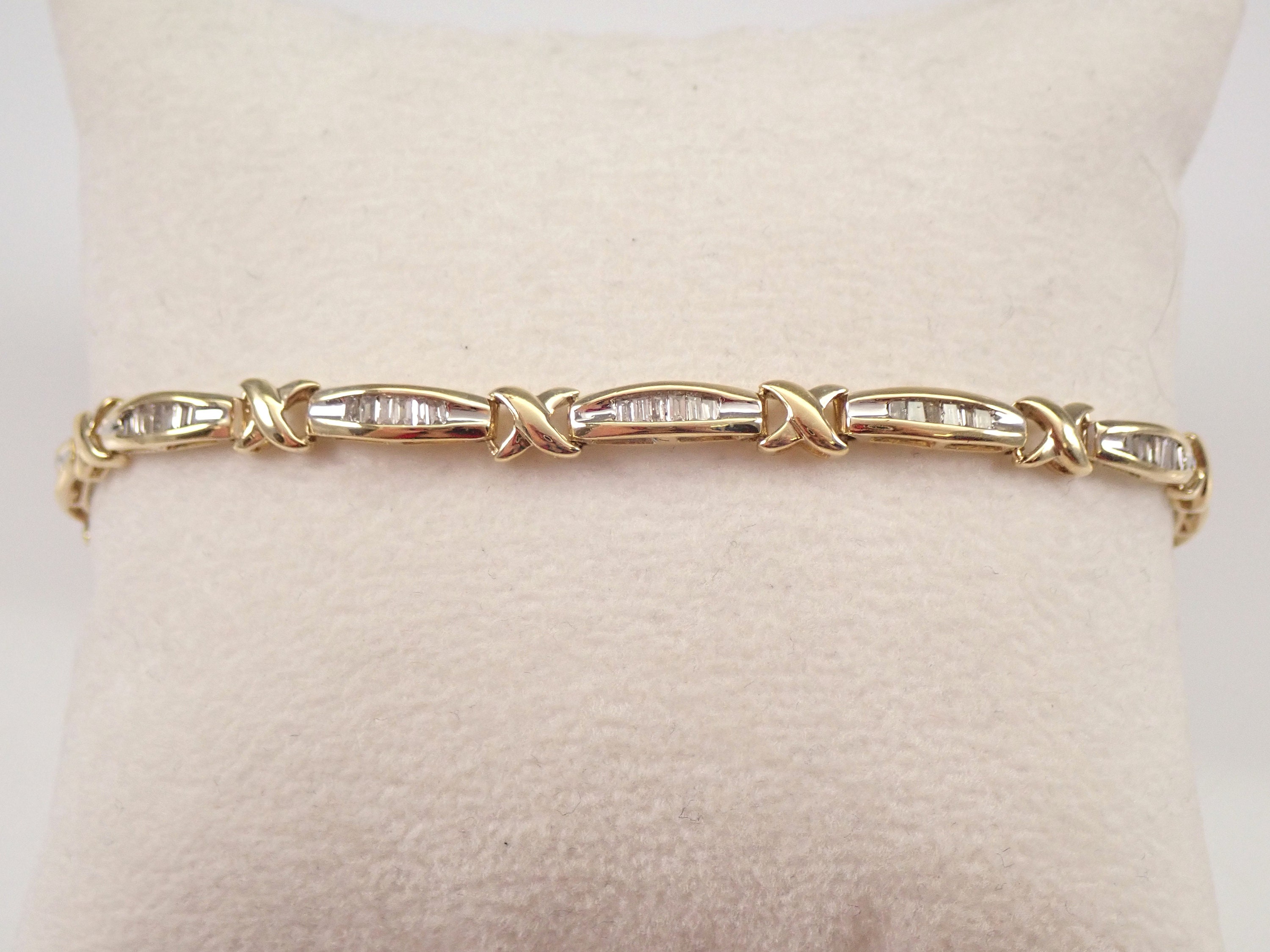 Mid-Century Platinum Cartier Diamond Bracelet – Tenenbaum Jewelers