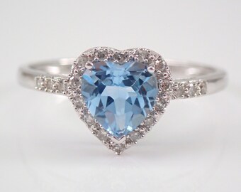 10k Yellow Gold Estate Soltare Whte Topaz Rng Sze 8 - Etsy