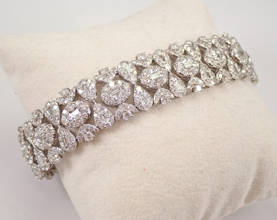Edwardian / Early Art Deco Asscher-Cut Diamond and Natural Pearl Bracelet
