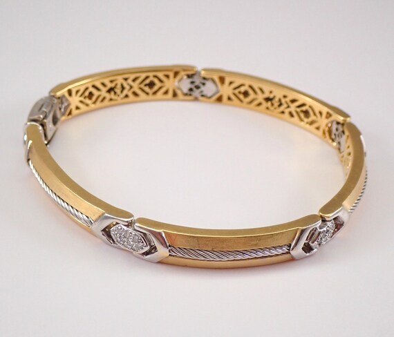 Vintage PHILIPPE CHARRIOL Bracelet - Solid 18K Tw… - image 4