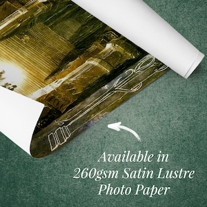 Mines of Moria Doors of Durin LOTR Fine Art Print Fantasy Giclee 260gsm Satin or 310gsm Textured Watercolour Paper image 3