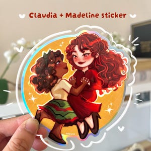 Claudia-und-Madeleine-Aufkleber aus Interview mit einem Vampir