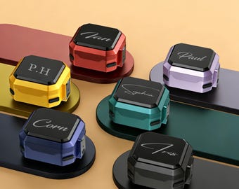 Meerkleurige pc-hoes voor Samsung Galaxy Buds 4 Pro-hoes, beschermhoes met sleutelhanger