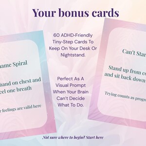 ADHD Tiny‑Step Task Helper – Interactive Web App + 60 Printable Action Cards | Beat Paralysis, Start Tasks When You “Can’t Do Anything” image 8