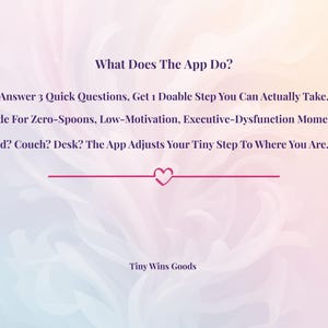 ADHD Tiny‑Step Task Helper – Interactive Web App + 60 Printable Action Cards | Beat Paralysis, Start Tasks When You “Can’t Do Anything” image 4