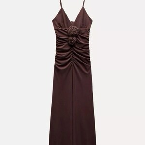 princess polly baby blue dress Layered slip dress in brown - Jacques Wei