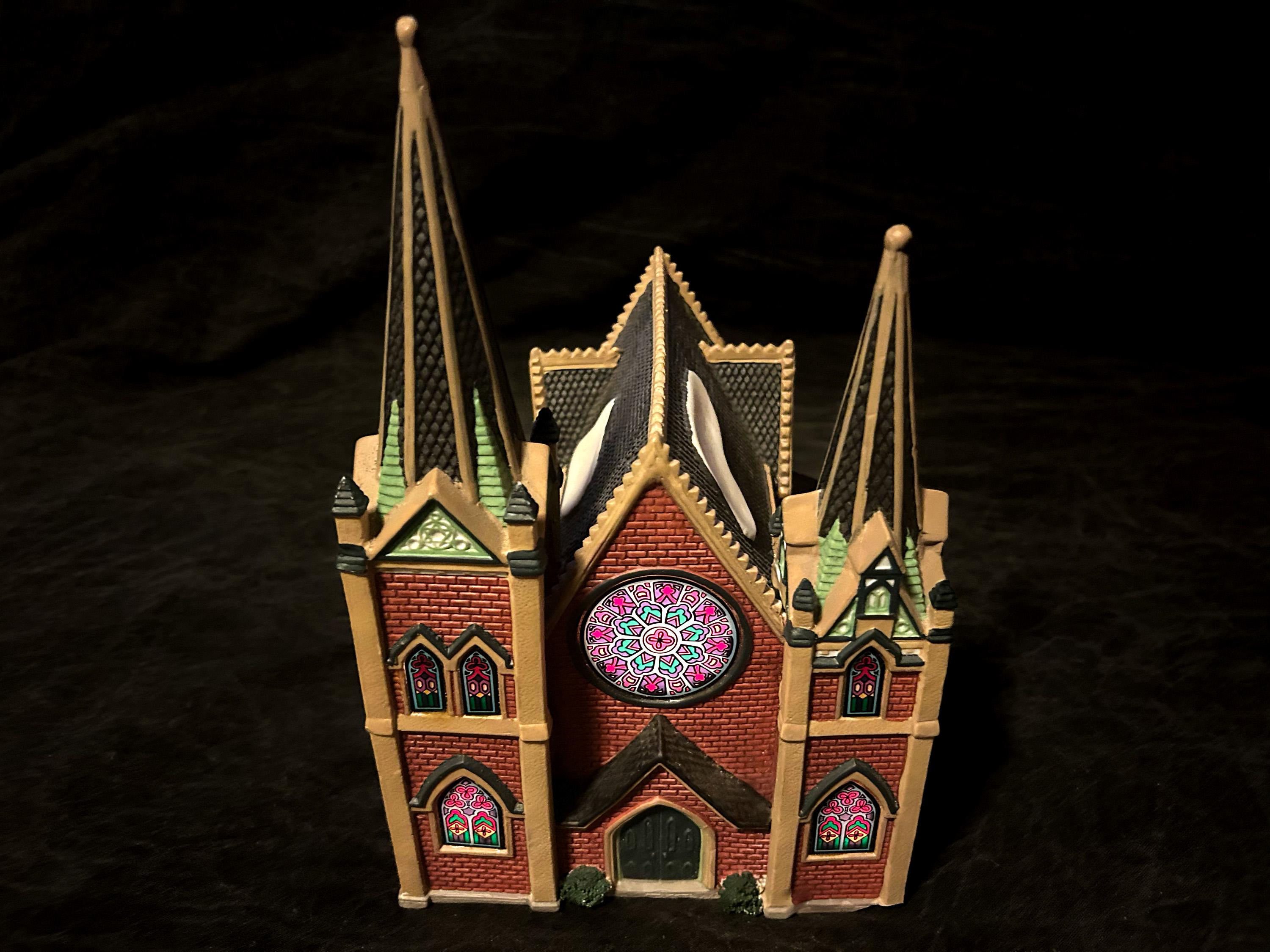 1996 LEMAX Caddington Village Church - Lighted Church #65207