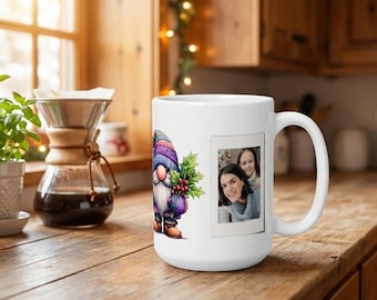 Gnome 15oz Mug Template - Instant Download PNG Overlay for sublimation 15 oz
