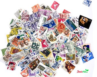 Fifty (50) Used US Postage Stamps