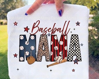 野球ママ PDF SVG PNG - スポーツママのためのデジタルダウンロード