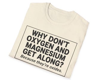 Camiseta divertida de papá científico/camiseta de broma de química para papá, regalo para papá nerd, camiseta "Porque son óxidos", regalo de cumpleaños para papá geek