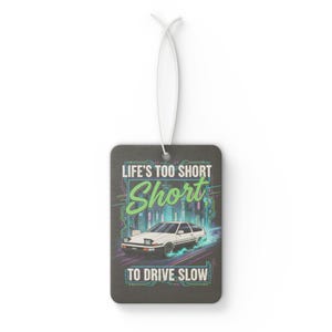 Ambientador con frase "Amante de los coches" para hombre / Accesorio divertido con aroma a coche, fragancia de pino y hielo negro para coche nuevo, regalo para él, decoración para coche para viajes por carretera imagen 5