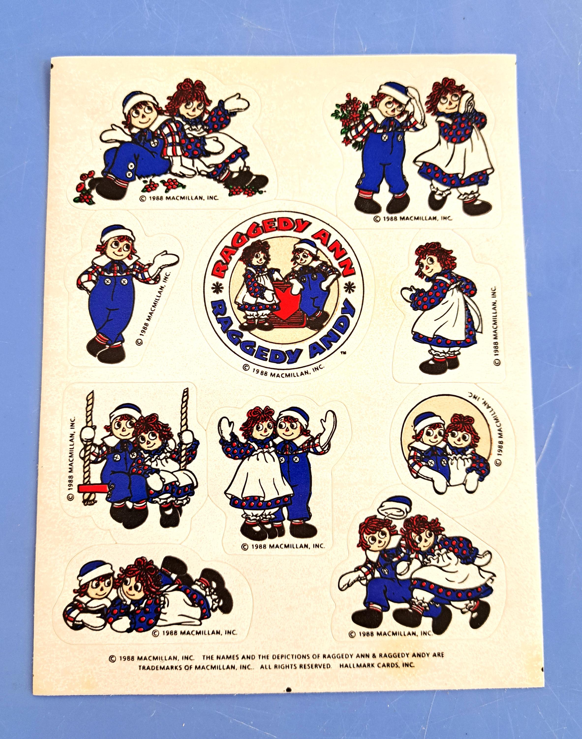 Raggedy Ann and Andy Labels - Etsy