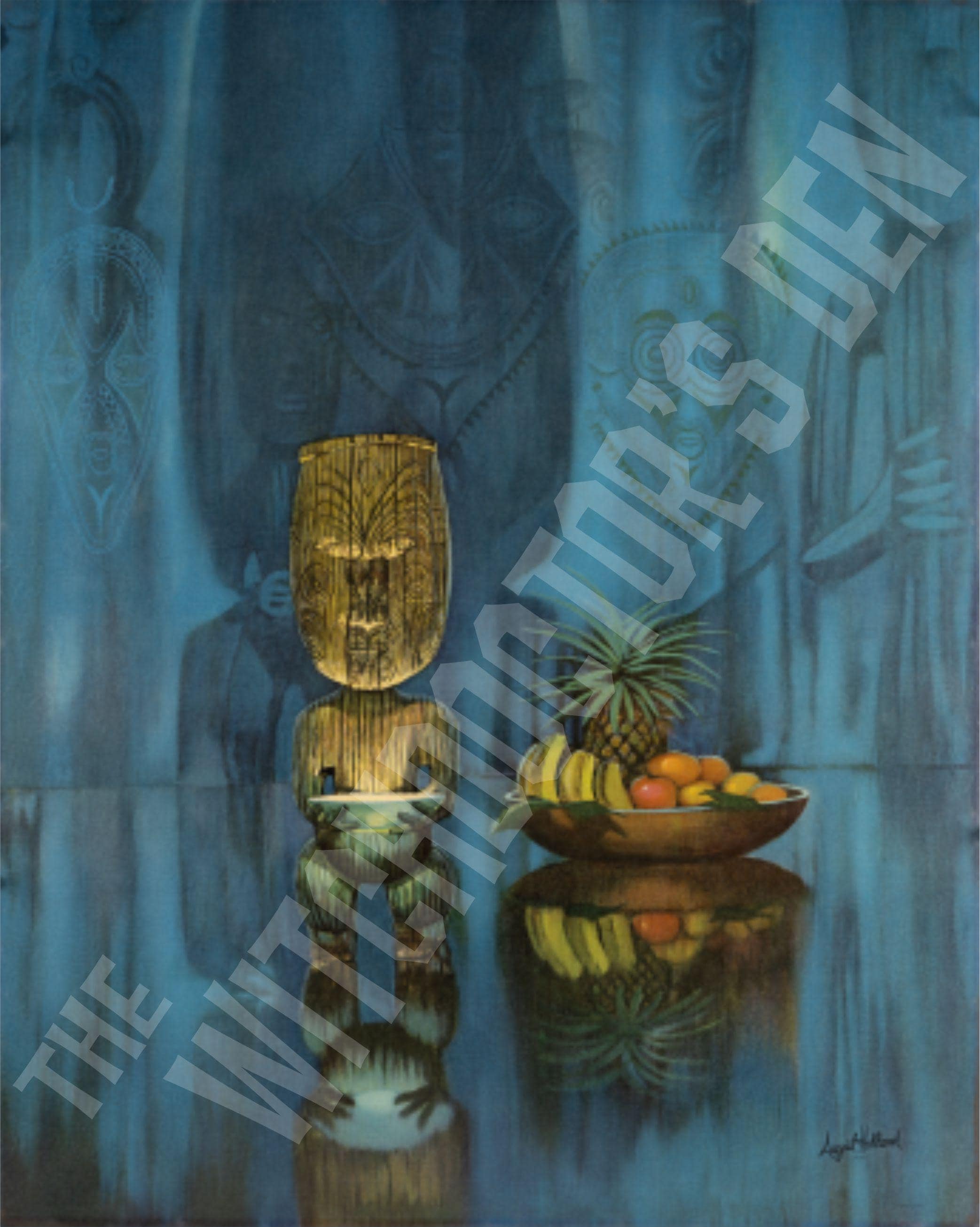 Tiki Art Print 24 X24 - Etsy