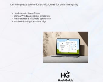 Mining Rig Setup Guide PDF | Step-by-Step Crypto Mining Instructions | GPU Mining Tutorial | Rig Build for Beginners