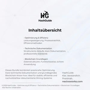 Optimización y eficiencia + Documentación técnica + Fundamentos de blockchain: paquete de 3 guías técnicas (PDF) imagen 2