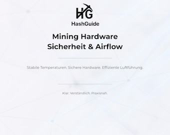 Mining Airflow & Hardware Security Guide PDF | GPU Temperatures, VRAM Protection, Fan Setup, Mining Room Setup Optimization