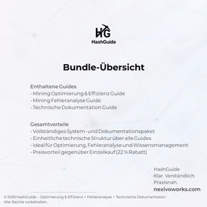 Mining Optimization & Efficiency + Mining Error Analysis + Technical Documentation – Technical 3-Guide Bundle (PDF) image 6