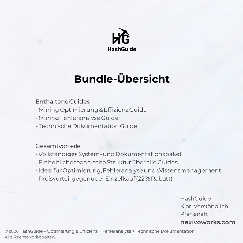 Mining Optimization & Efficiency + Mining Error Analysis + Technical Documentation – Technical 3-Guide Bundle (PDF) image 6