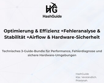 Optimalisatie en efficiëntie + Foutanalyse en stabiliteit + Luchtstroom en hardwareveiligheid – Technische handleiding (PDF)