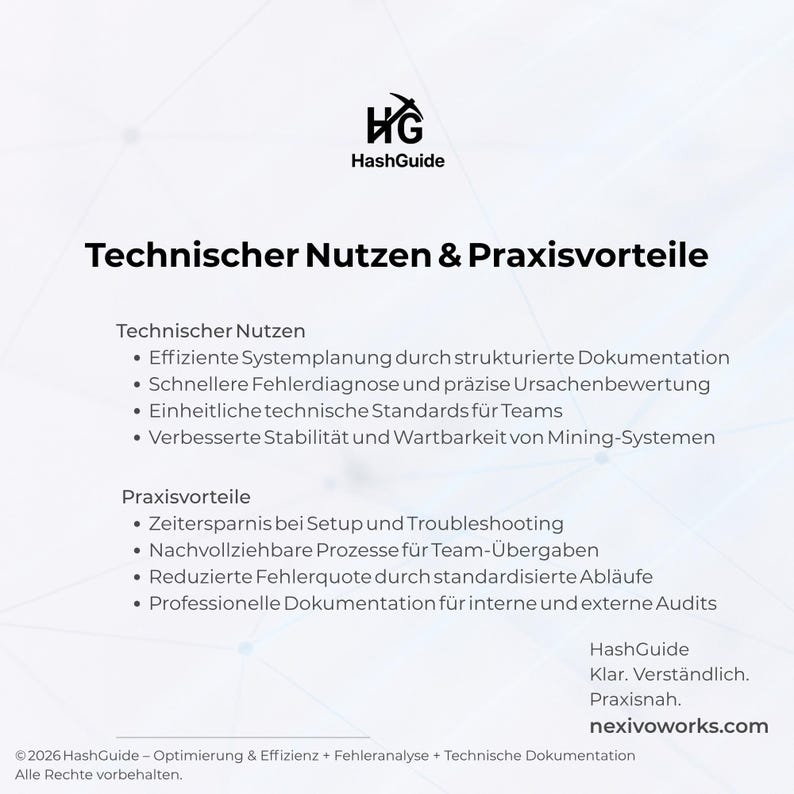 Mining Optimization & Efficiency + Mining Error Analysis + Technical Documentation – Technical 3-Guide Bundle (PDF) image 3