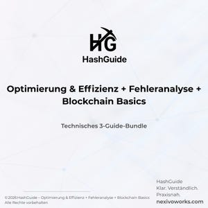 Miningoptimering och felanalys + grunderna i blockkedjor – Tekniskt paket med 3 guider (PDF)
