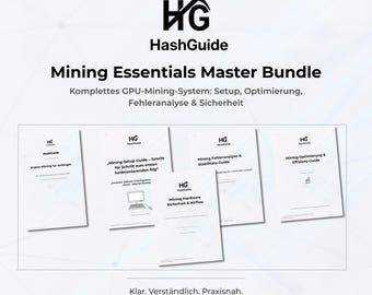 Mining Essentials Master Bundle – 5 mining guides, glossary A–Z, checklists, over 250 pages PDF