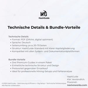 Mining Optimization & Efficiency + Rig Setup + Technical Fault Analysis – Technical 3-Guide Bundle (PDF) image 4