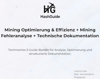 Mijnbouwoptimalisatie en -efficiëntie + Mijnbouwfoutanalyse + Technische documentatie – Bundel met 3 technische handleidingen (PDF)