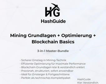 Grondbeginselen van mining + optimalisatie + blockchain-basisprincipes | 3-in-1 PDF-bundel voor efficiënt minen