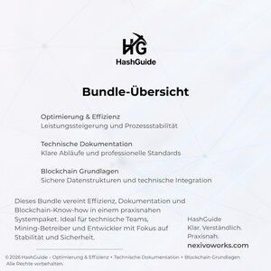 Optimización y eficiencia + Documentación técnica + Fundamentos de blockchain: paquete de 3 guías técnicas (PDF) imagen 6