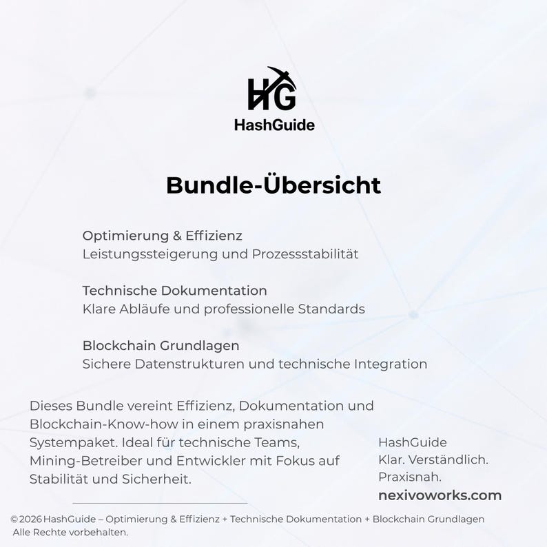 Optimización y eficiencia + Documentación técnica + Fundamentos de blockchain: paquete de 3 guías técnicas (PDF) imagen 6