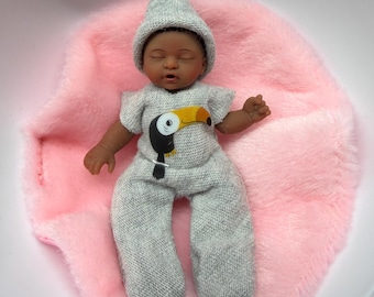 Jumpsuit for Mini ZURU Baby Dolls 2.5 Inch | Mini Doll Outfit | Doll Clothes