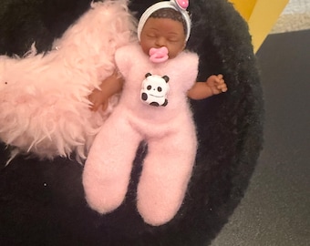 Plush Pjamas for Mini ZURU Dolls | Handmade 2.5 Inch Doll Clothes